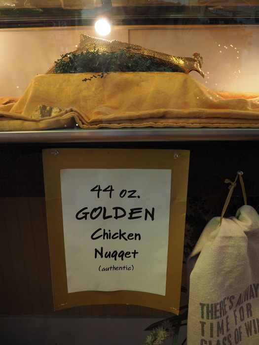 Golden chicken nugget